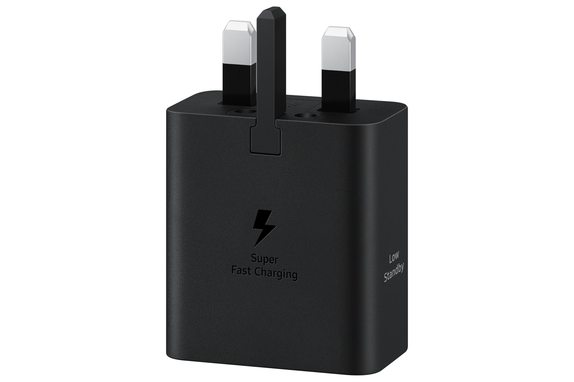 شارژر سریع ۴۵ وات سامسونگ اصل همراه با کابل USB-C به USB-C | سه‌پین UK - مدل Travel Adapter EP-TA845XBEGGB
