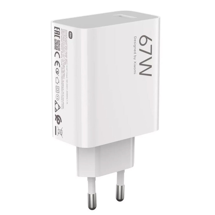 آداپتور67 وات اصلی شیائومی با پشتیبانی از Quick Charge و PD | اورجینال دو پین با توان بالا