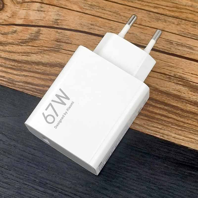 آداپتور67 وات اصلی شیائومی با پشتیبانی از Quick Charge و PD | اورجینال دو پین با توان بالا