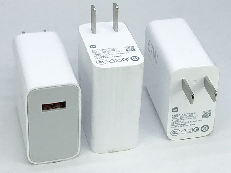 آداپتور اصلی شیائومی 67 وات (دو پین تخت، USB-C) – پشتیبانی از PD و QC | شارژ فوق سریع و اورجینال