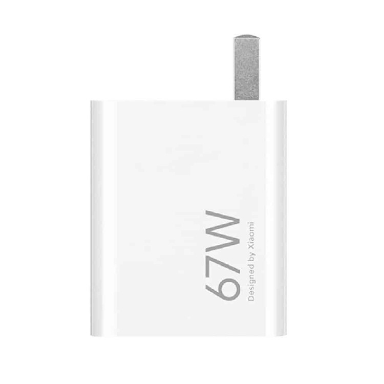 آداپتور اصلی 67 وات شیائومی (USB-C دو پین تخت) | شارژ فوق سریع و اورجینال