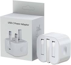 شارژر اورجینال آیفون 16 اپل + کابل کنفی USB-C | فست شارژ 20 وات