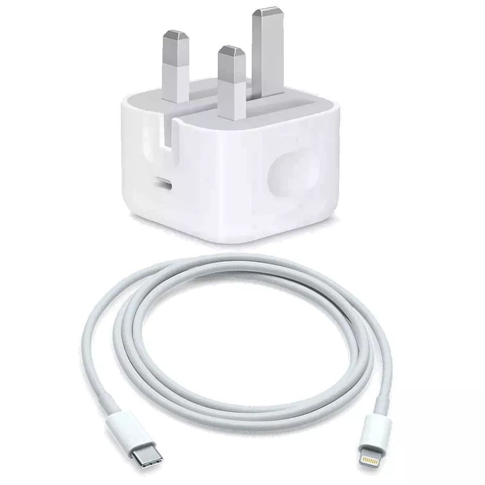 شارژر اورجینال آیفون 16 اپل + کابل کنفی USB-C | فست شارژ 20 وات