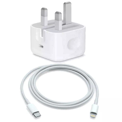 شارژر اورجینال آیفون 16 اپل + کابل کنفی USB-C | فست شارژ 20 وات